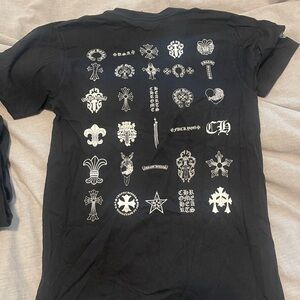 Chrome Hearts Black Short Sleeve Tee